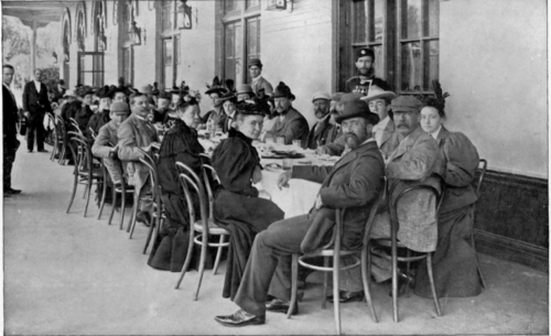 Group At Railroad Station