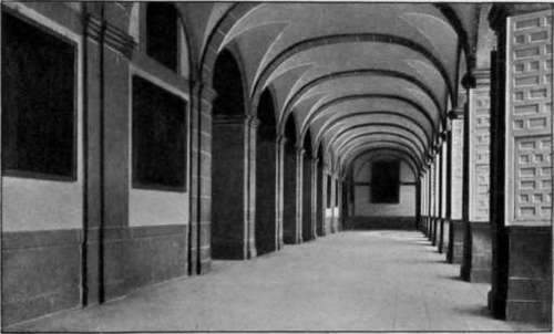 A Corridor In The Escorial.