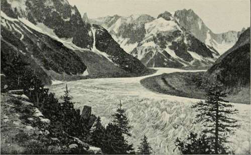 Mer De Glace From Hotel Montaverde.