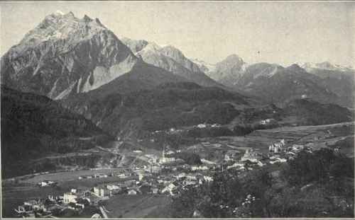 Schuls, With Vulpera In The Distance.