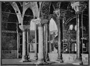 Columns In Santa Sophia